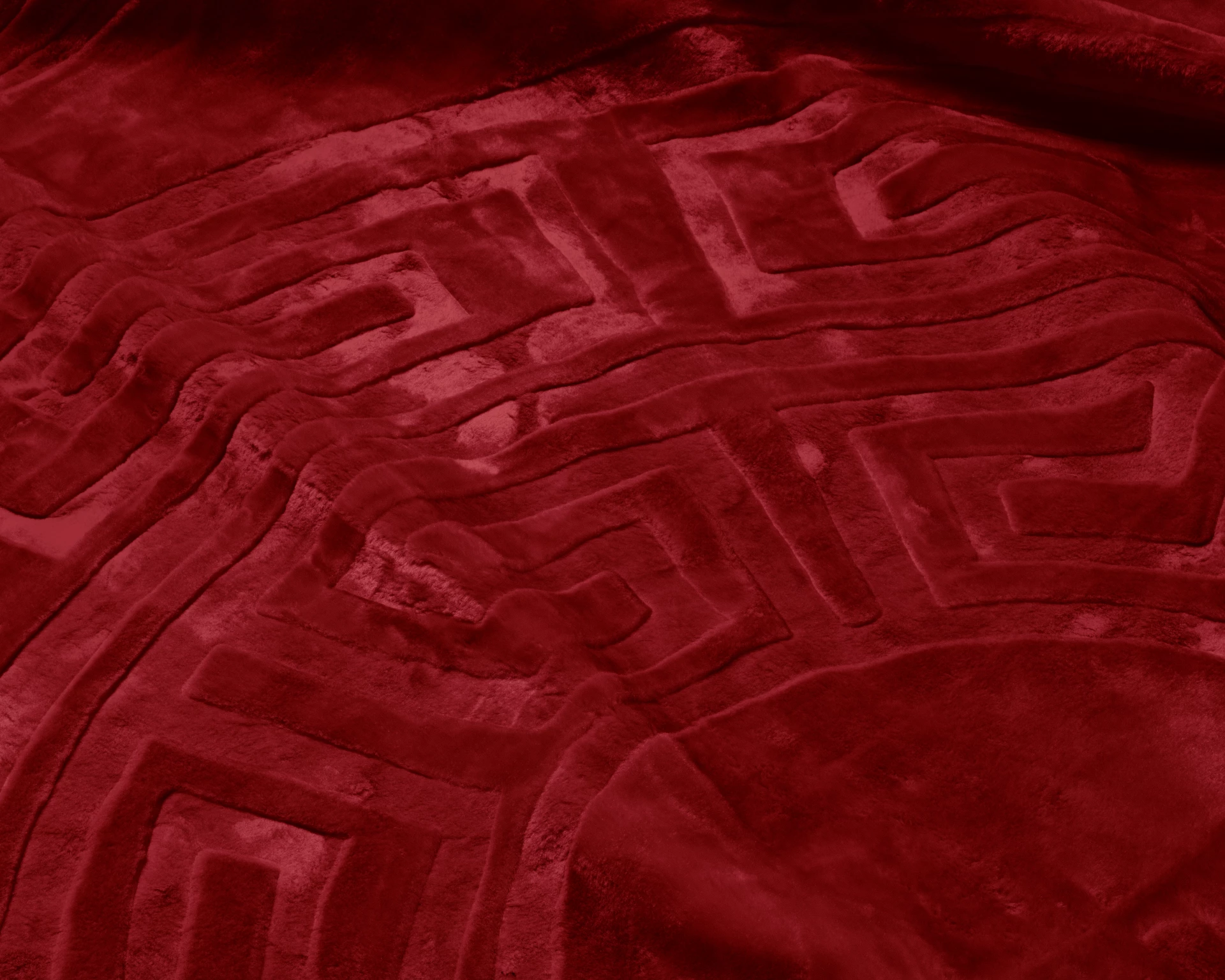 Deken Zeist Rood - Afbeelding 5