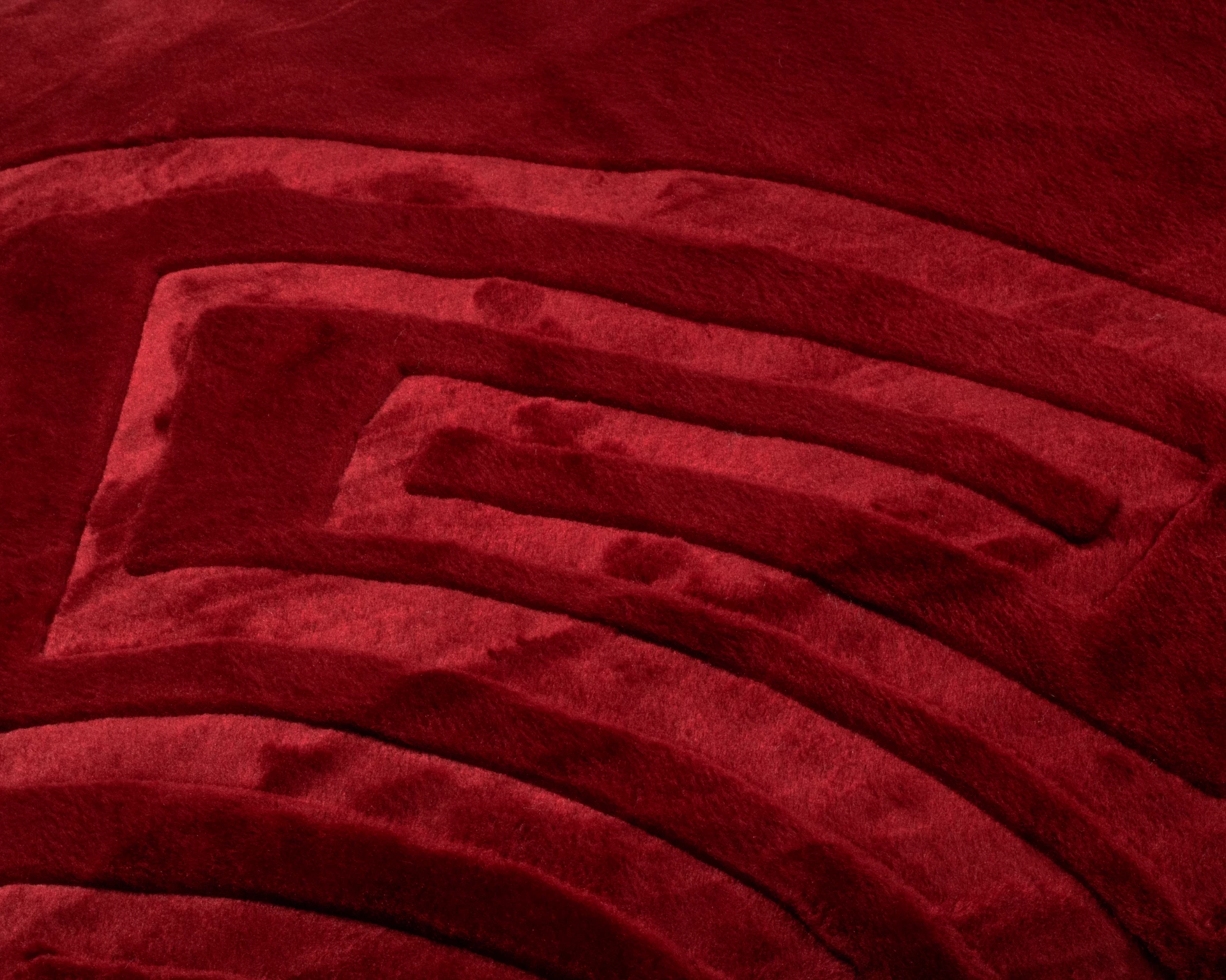 Deken Zeist Rood - Afbeelding 3