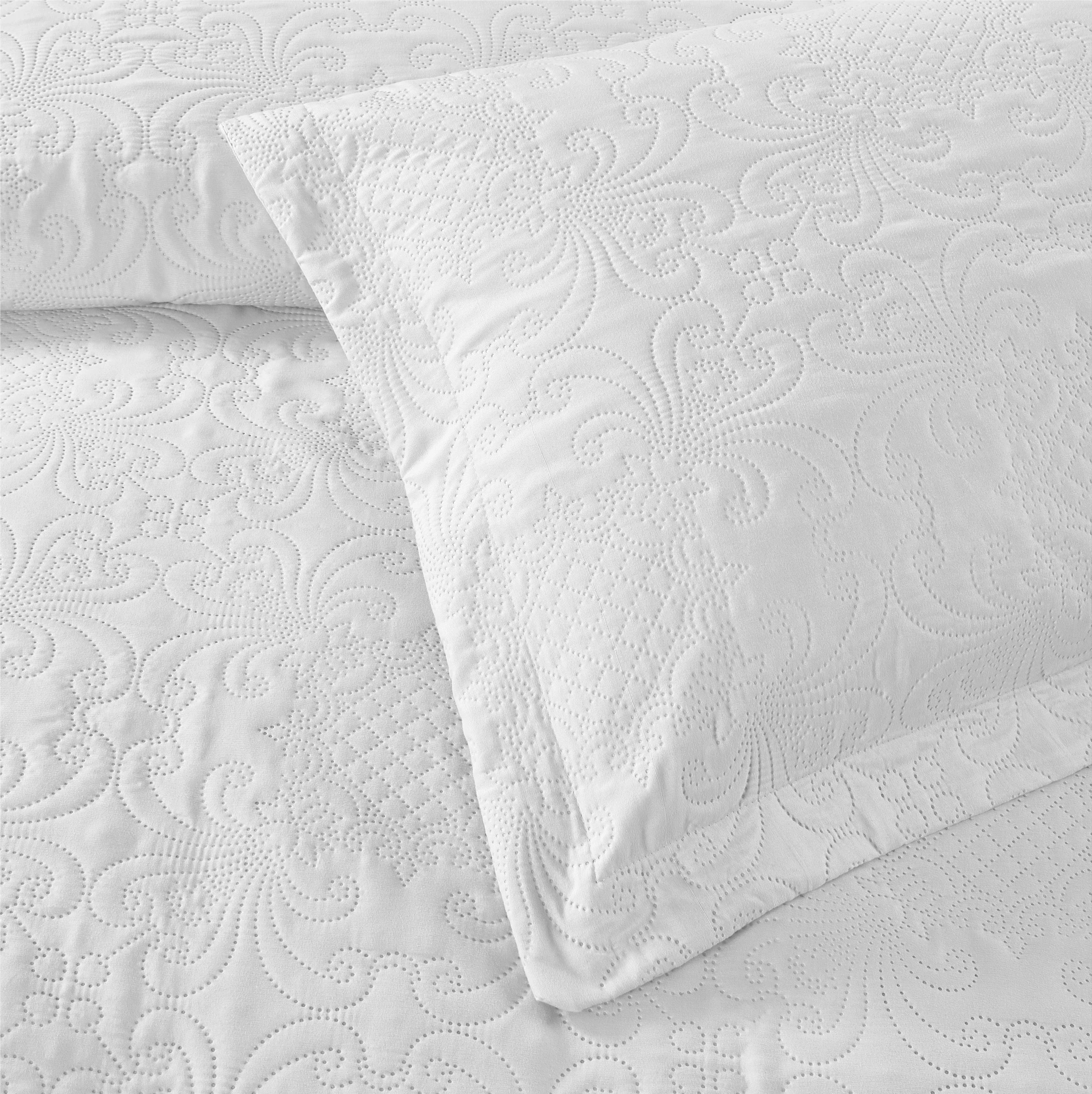 Bedsprei Delft Wit - Afbeelding 4