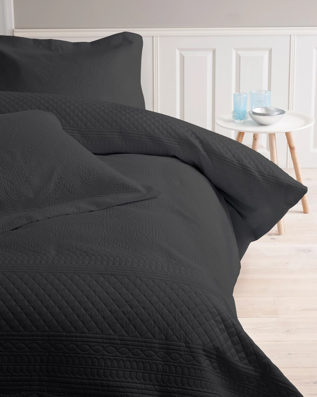 Bedsprei Maastricht Antraciet - Afbeelding 2