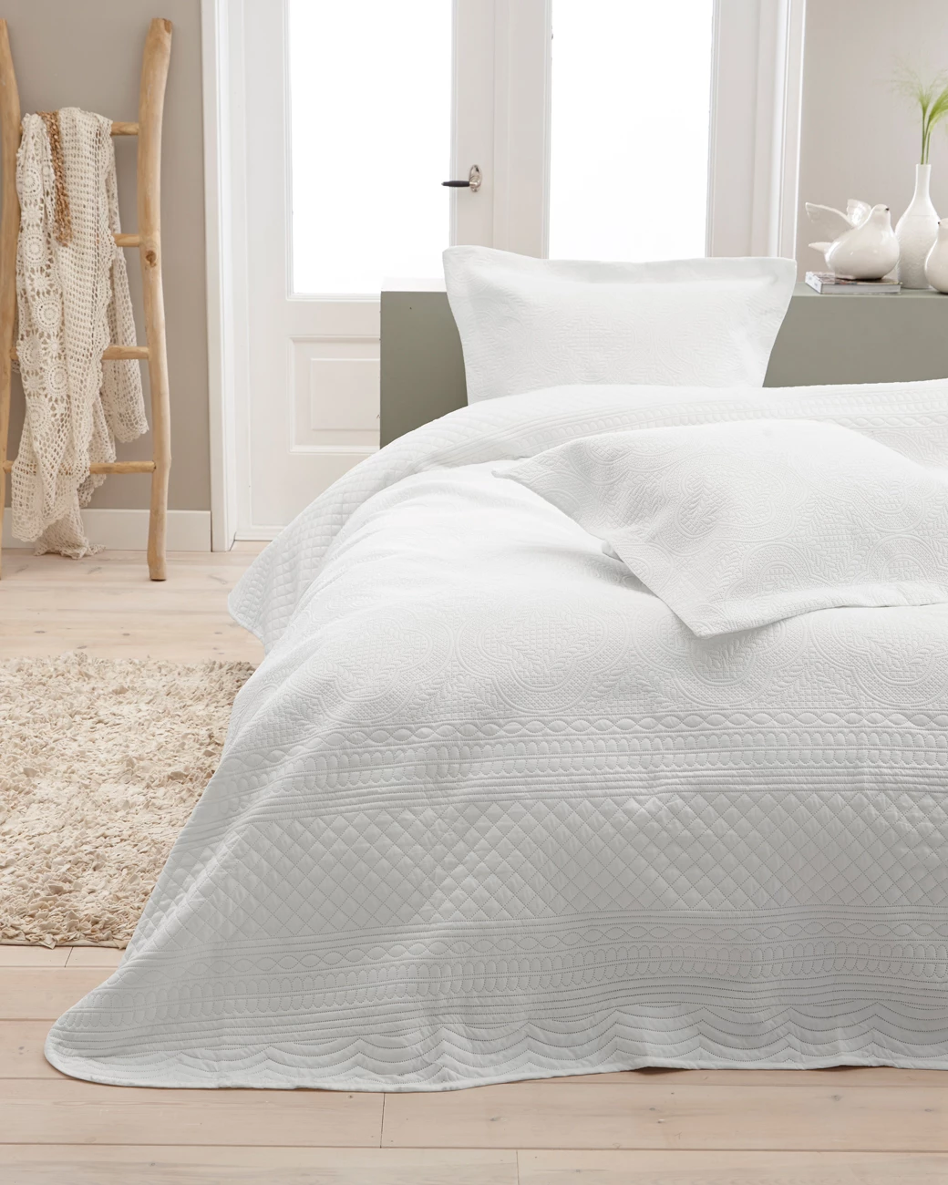 Bedsprei Maastricht Wit - Afbeelding 2