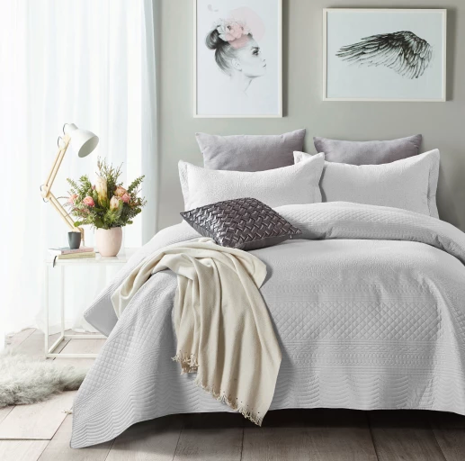 Bedsprei Maastricht Wit