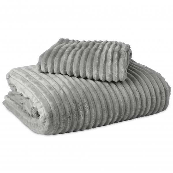 Rib Teddy Grijs