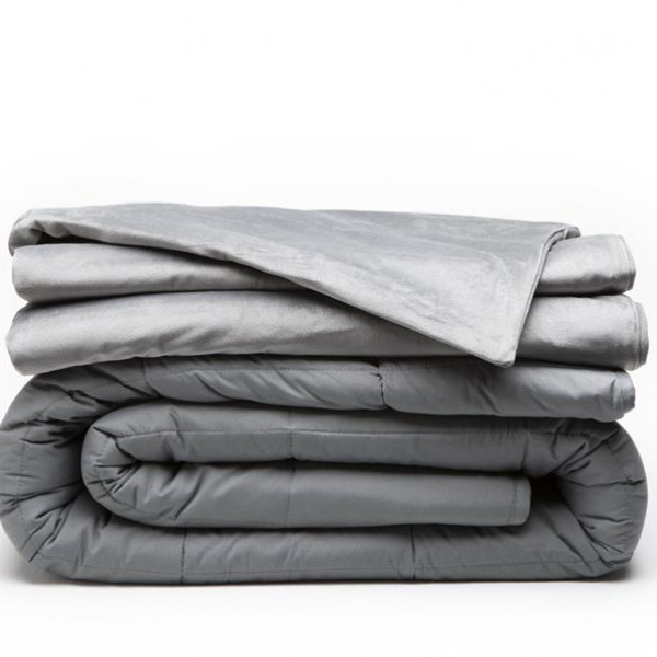 Verzwaringsdeken 7KG + Velvet Hoes Antraciet