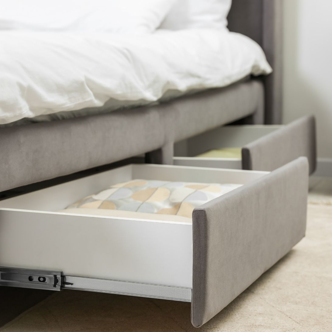 Boxspring met opbergruimte
